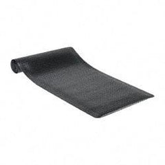 PRO-SAFE - 10' Long x 3' Wide, Dry Environment, Anti-Fatigue Matting - Black, Vinyl with Vinyl Sponge Base, Beveled on 4 Sides - Industrial Tool & Supply