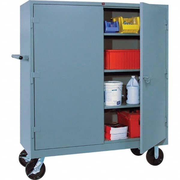 Lyon - 3 Shelf Locking Storage Cabinet - Industrial Tool & Supply
