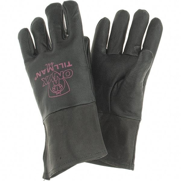 TILLMAN - Welder's & Heat Protective Gloves - UNLINED LRG BLK 1/PR TOP GRAIN KIDSKIN MIG GLV - Industrial Tool & Supply