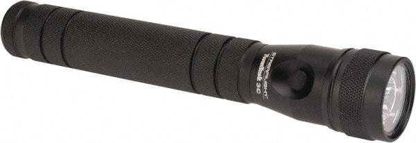 Streamlight - White LED Bulb, 180 Lumens, Industrial/Tactical Flashlight - Black Aluminum Body, 3 C Batteries Not Included - Industrial Tool & Supply