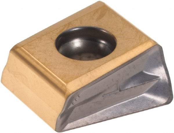 Iscar - T490 LNHT1306 Grade IC830 Carbide Milling Insert - TiAlN/TiN Finish, 0.5138" Thick, 0.8mm Corner Radius - Industrial Tool & Supply