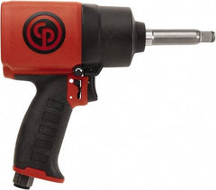 Chicago Pneumatic - 1/2" Drive, 9,000 RPM, 750 Ft/Lb Torque Impact Wrench - Pistol Grip Handle, 1,260 IPM, 19 CFM, 90 psi, 1/4" NPT Inlet - Industrial Tool & Supply