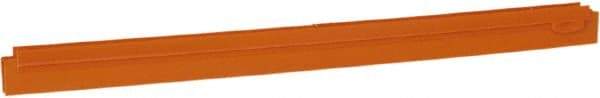 Vikan - 24" Rubber Blade Squeegee Refill - Double Edge, Orange, Plastic Holder - Industrial Tool & Supply