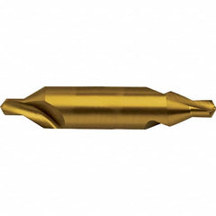 Guhring - Metric Plain Cut 60° Incl Angle High Speed Steel Combo Drill & Countersink - Industrial Tool & Supply