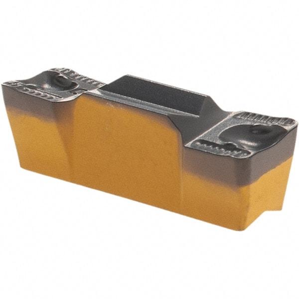 Iscar - 6008GRIP Y Grade IC8250, 6mm Cutting Width Carbide Grooving Insert - 3.6mm Max Depth of Cut, Neutral, 0.8mm Corner Radius, TiCN/Al2O3/TiN Finish - Industrial Tool & Supply