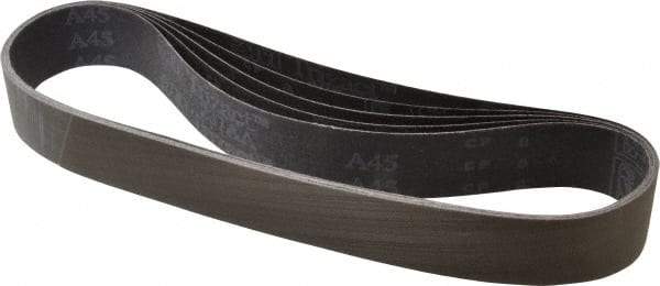 Metabo - 1-1/2" Wide x 30" OAL, 400 Grit, Aluminum Oxide Abrasive Belt - Aluminum Oxide, Coated - Industrial Tool & Supply