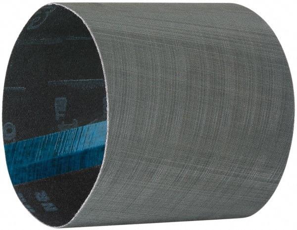 Metabo - 400 Grit Zirconia Alumina Coated Spiral Band - 4" Diam x 4" Wide, Very Fine Grade - Industrial Tool & Supply