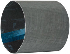 Metabo - 400 Grit Zirconia Alumina Coated Spiral Band - 4" Diam x 4" Wide, Very Fine Grade - Industrial Tool & Supply