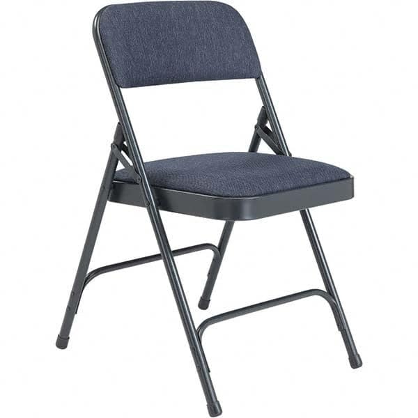 National Public Seating - Folding Chairs Pad Type: Folding Chair w/Fabric Padded Seat Material: Fabric; Steel - Industrial Tool & Supply