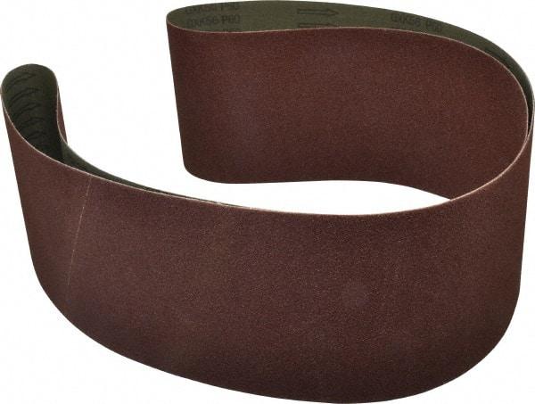Tru-Maxx - 6" Wide x 79" OAL, 60 Grit, Aluminum Oxide Abrasive Belt - Aluminum Oxide, Coarse, Coated, X Weighted Cloth Backing, Dry - Industrial Tool & Supply