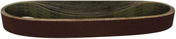 Tru-Maxx - 3" Wide x 72" OAL, 36 Grit, Aluminum Oxide Abrasive Belt - Aluminum Oxide, Very Coarse, Coated, X Weighted Cloth Backing, Dry - Industrial Tool & Supply