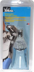 Ideal - RG-6 Max Capacity Automatic Wire Stripper - 7" OAL, Plastic Cushion Handle - Industrial Tool & Supply