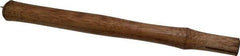 Made in USA - 16" Long Replacement Handle for Blacksmith Hammers - 1-1/4" Eye Length x 1" Eye Width, Hickory, Material Grade Type B - Industrial Tool & Supply
