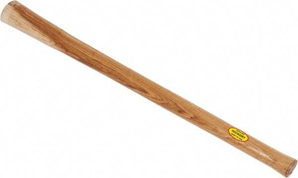 Made in USA - 36" Long Replacement Handle for Railroad/Clay Pick - 3" Eye Length x 2" Eye Width, Hickory, 5 Lb Capacity, Material Grade Type B - Industrial Tool & Supply