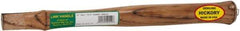 Made in USA - 14" Long Replacement Handle for Ball Pein, Machinist & Riveting Hammers - 15/16" Eye Length x 17/32" Eye Width, Hickory, Material Grade Type B - Industrial Tool & Supply