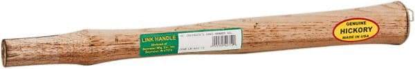 Made in USA - 16" Long Replacement Handle for Sledge Hammers - 1" Eye Length x 3/4" Eye Width, Hickory, 3 to 4 Lb Capacity, Material Grade Type B - Industrial Tool & Supply