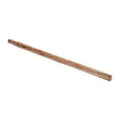 Made in USA - 36" Long Replacement Handle for Sledge Hammers - 1-3/8" Eye Length x 1" Eye Width, Hickory, Material Grade Type B - Industrial Tool & Supply