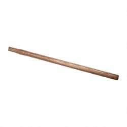 Made in USA - 36" Long Replacement Handle for Sledge Hammers - 1-1/2" Eye Length x 1-1/4" Eye Width, Hickory, Material Grade Type B - Industrial Tool & Supply