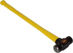 NUPLA - 6 Lb Head, Sledge Hammer - Steel Head, 2-1/8" Face Diam, Fiberglass Handle - Industrial Tool & Supply
