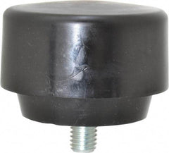 NUPLA - 3" Face Diam, Grade Hard, Black Hammer Tip/Face - Plastic - Industrial Tool & Supply
