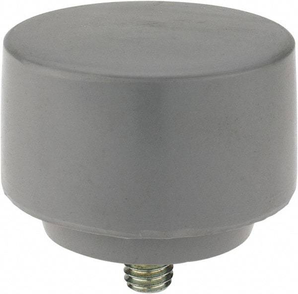 NUPLA - 2-1/2" Face Diam, Grade Extra Soft, Gray Soft Face Hammer Tip - Plastic - Industrial Tool & Supply