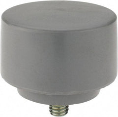 NUPLA - 2-1/2" Face Diam, Grade Extra Soft, Gray Soft Face Hammer Tip - Plastic - Industrial Tool & Supply