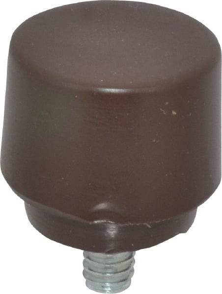 NUPLA - 1" Face Diam, Grade Soft, Brown Soft Face Hammer Tip - Plastic - Industrial Tool & Supply