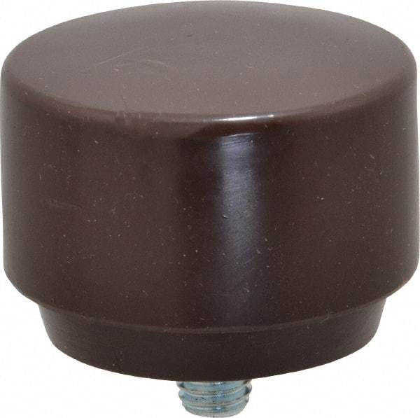 NUPLA - 2" Face Diam, Grade Soft, Brown Soft Face Hammer Tip - Plastic - Industrial Tool & Supply