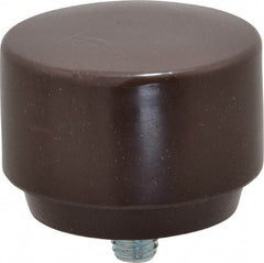 NUPLA - 2" Face Diam, Grade Soft, Brown Soft Face Hammer Tip - Plastic - Industrial Tool & Supply