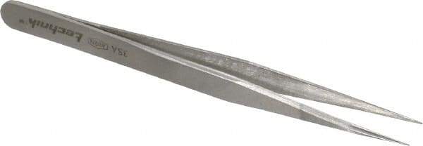 Aven - 4-3/4" OAL 3-SA Precision Tweezers - Straight, Subminiature Assembly - Industrial Tool & Supply