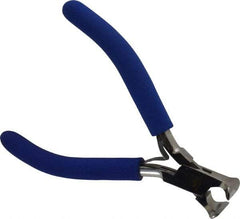 Aven - 4-1/2" OAL, 20 AWG Capacity, Box Joint Cutter - 25/64" Jaw Length x 29/64" Jaw Width, End Cut Head, ESD Cushion Handle - Industrial Tool & Supply