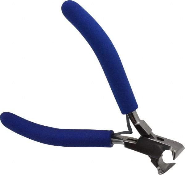 Aven - 4-1/2" OAL, 20 AWG Capacity, Box Joint Cutter - 23/32" Jaw Length x 29/64" Jaw Width, 8° Oblique Head, ESD Cushion Handle - Industrial Tool & Supply