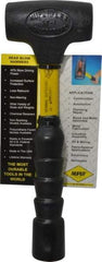 NUPLA - 1 Lb Head 1-5/8" Face Nonmarring Hammer - 11" OAL, Fiberglass Handle - Industrial Tool & Supply