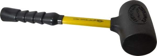 NUPLA - 4 Lb Head 2-3/4" Face Nonmarring Hammer - 13" OAL, Fiberglass Handle - Industrial Tool & Supply