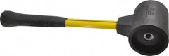 NUPLA - 6-1/2 Lb Head 3" Face Composite Nonmarring Hammer without Faces - Fiberglass Handle - Industrial Tool & Supply