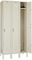 Lyon - 3 Door, 1 Tier, Locker - Industrial Tool & Supply
