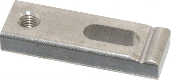 Gibraltar - 7/32" Stud, Stainless Steel, Strap Clamp - 5/16" Travel, 1-1/2" OAL x 1/2" Wide x 1/4" High, Radius Nose - Industrial Tool & Supply