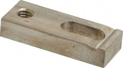 Gibraltar - 11/32" Stud, Stainless Steel, Strap Clamp - 1/2" Travel, 2" OAL x 3/4" Wide x 3/8" High, Radius Nose - Industrial Tool & Supply