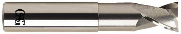 OSG - 1", 2 Flute, Single End, Solid Carbide, 0.12" Corner Radius End Mill - 5" OAL, 30° Helix, Right Hand Flute, 1" LOC, Right Hand Cut, 2-5/8" Extended Reach - Industrial Tool & Supply