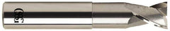 OSG - 1", 2 Flute, Single End, Solid Carbide, 0.12" Corner Radius End Mill - 5" OAL, 30° Helix, Right Hand Flute, 1" LOC, Right Hand Cut, 2-5/8" Extended Reach - Industrial Tool & Supply