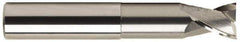 OSG - 1", 2 Flute, Single End, Solid Carbide, 0.12" Corner Radius End Mill - 6" OAL, 30° Helix, Right Hand Flute, 1" LOC, Right Hand Cut, 3-3/8" Extended Reach - Industrial Tool & Supply