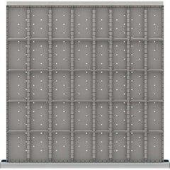 LISTA - 40-Compartment Drawer Divider Layout for 3.15" High Drawers - Industrial Tool & Supply