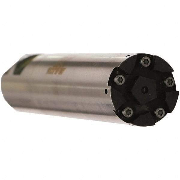 Emuge - 95mm Max Hole Depth, 32mm Shank Diam, Internal Indexable Thread Mill - 3 Inserts, 157mm OAL - Industrial Tool & Supply