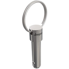 5/16″ Pin Diameter, 2″ Grip Length, Heavy Duty Marine Hitch Detent Pin Kwik-Lok Pin, Stainless Steel