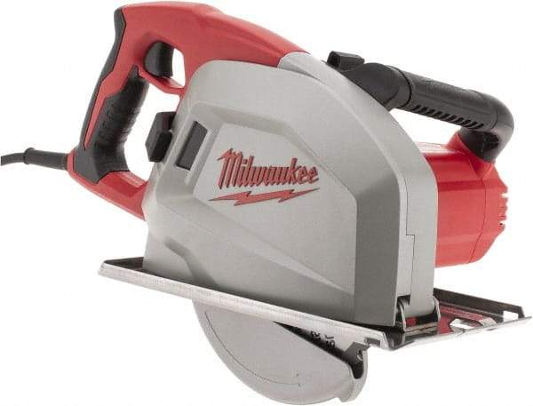 Milwaukee Tool - 13 Amps, 8" Blade Diam, 3,700 RPM, Electric Circular Saw - 120 Volts, 1.75 hp, 15' Cord Length, 5/8" Arbor Hole, Right Blade - Industrial Tool & Supply