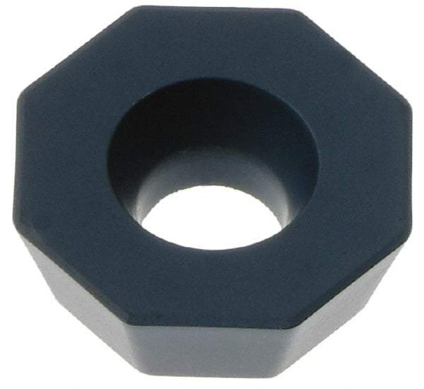 Kennametal - ODMW060512 Grade SC3025 Carbide Milling Insert - TiN/TiCN/Al2O3 Finish, 0.219" Thick, 0.63" Inscribed Circle, 3/64" Corner Radius - Industrial Tool & Supply