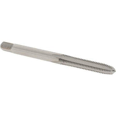 Kennametal - M4x0.70 Metric Coarse 6H 4 Flute Bright Finish High Speed Steel Straight Flute Standard Hand Tap - Plug, Right Hand Thread, 2.13" OAL, 3/4" Thread Length, D4 Limit, Oversize - Exact Industrial Supply