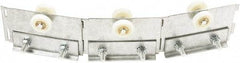 Steiner - 1' Long Galvanized Steel Dock Strip Door Strip Door Trolley - Use with Track & Roller Track - Industrial Tool & Supply
