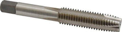 Kennametal - M12x1.75 Metric Coarse, 3 Flute, Bright Finish, High Speed Steel Spiral Point Tap - Plug Chamfer, Right Hand Thread, 3.38" OAL, 1.656" Thread Length, 0.367" Shank Diam, 6H Class of Fit, Series 5351 - Exact Industrial Supply