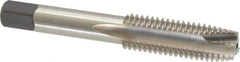 Kennametal - M14x2.00 Metric Coarse, 3 Flute, Bright Finish, High Speed Steel Spiral Point Tap - Plug Chamfer, Right Hand Thread, 3.59" OAL, 1.656" Thread Length, 0.429" Shank Diam, 6H Class of Fit, Series 5351 - Exact Industrial Supply